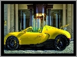 Budynek, 16.4 Grand Sport, Bugatti, Żółty, Veyron